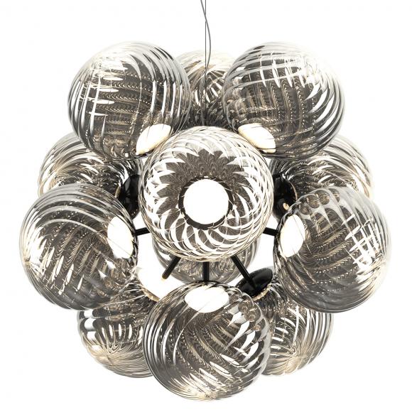 Tom Dixon Whirl LED Burst Chandelier Silver 
