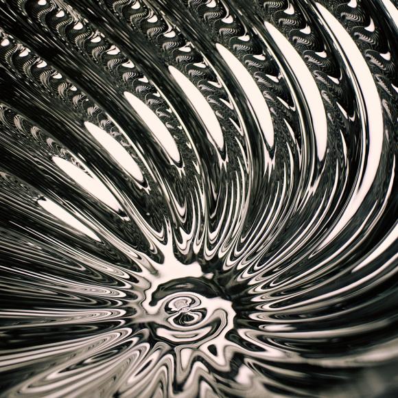 Tom Dixon Whirl LED Floor Chandelier Silver