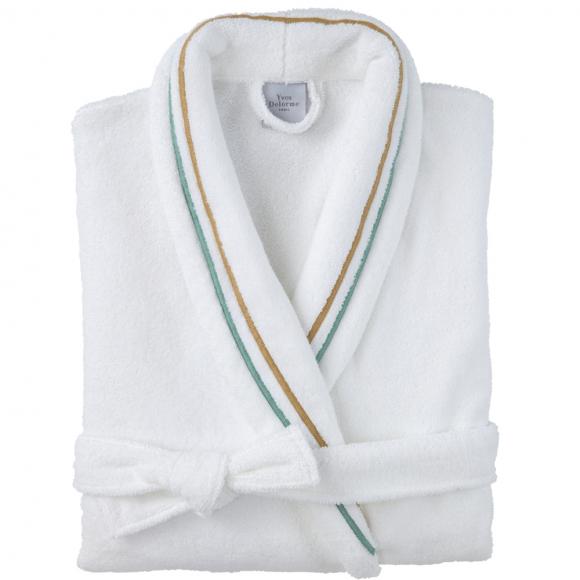 Yves Delorme Villa Ladies Shawl Collar Bathrobe