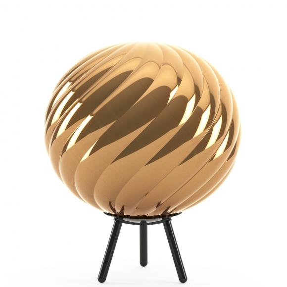 Tom Dixon Whirl LED Large Portable Lamp Gold 