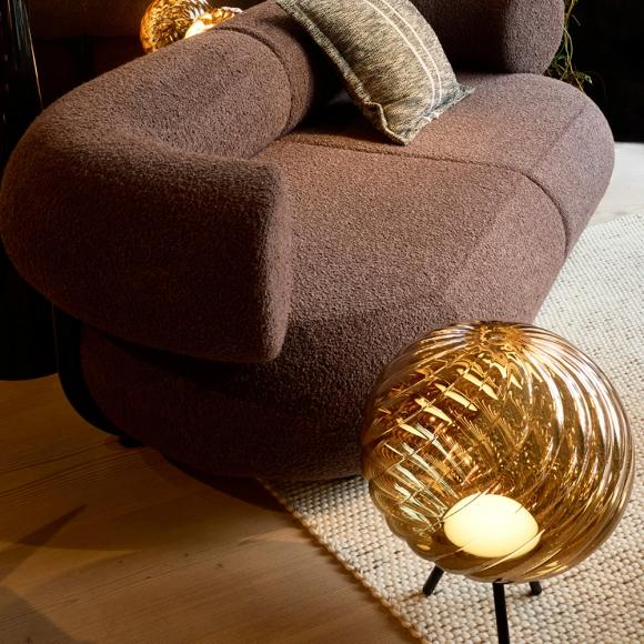 Tom Dixon Whirl LED Large Portable Lamp Gold 