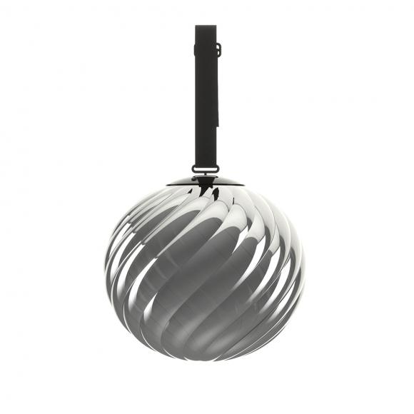 Tom Dixon Whirl LED Large Portable Lamp Silver/Black 