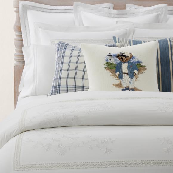 Ralph Lauren Home Meadow Lane Adair White Duvet Cover