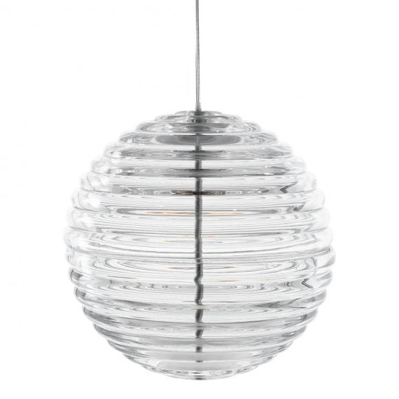 Tom Dixon Press LED Medium Sphere Pendant Clear