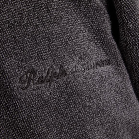 Ralph Lauren Home Dulaney Shawl Collar Bathrobe Graphite