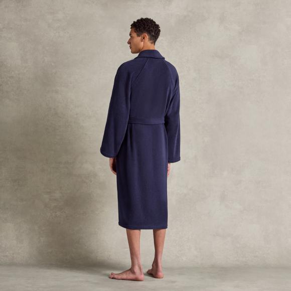Ralph Lauren Home Dulaney Shawl Collar Bathrobe Midnight