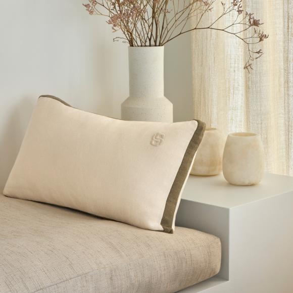 Boss Home Clayton Milk Cushion Cover 