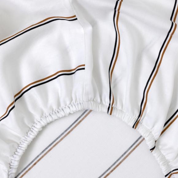 Boss Home BRay - Fitted Sheet White