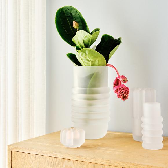 Tom Dixon Press Vase Stem Frosted