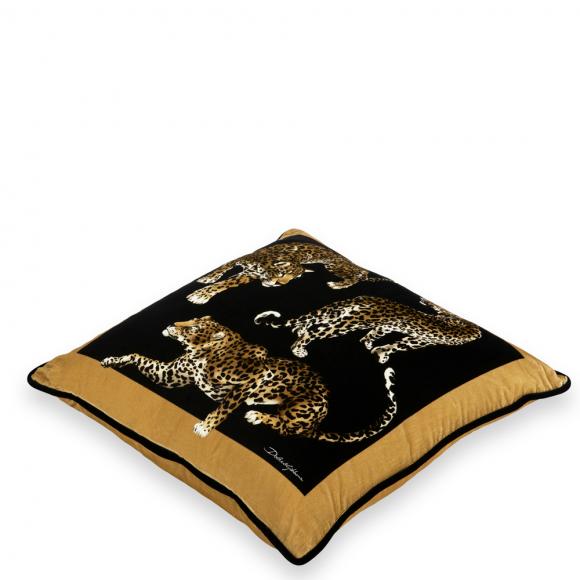 Dolce & Gabbana Casa Leopardo Cushion Velvet Small 013
