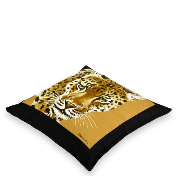 Dolce & Gabbana Casa Leopardo Cushion Canvas Small 011