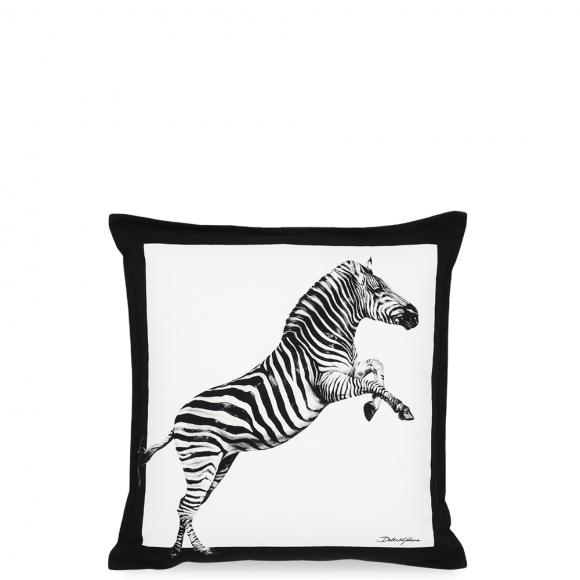 Dolce & Gabbana Casa Zebra Cushion Canvas Small 004