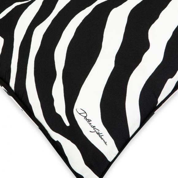 Dolce & Gabbana Casa Zebra Cushion Silk Small 003