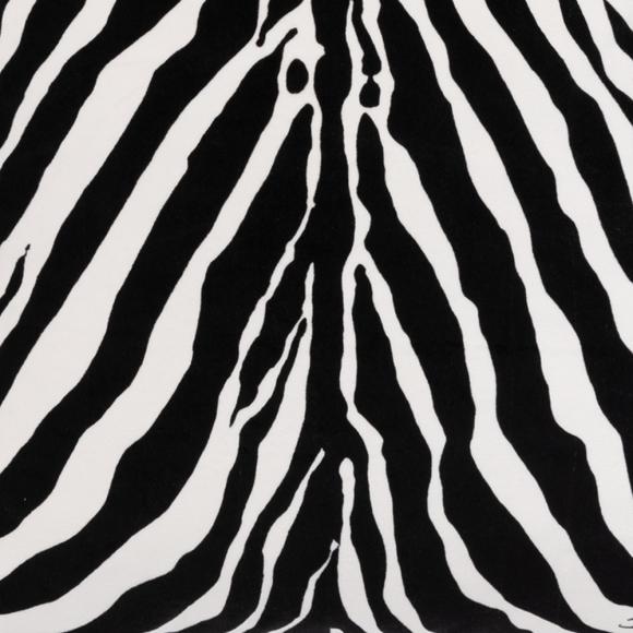 Dolce & Gabbana Casa Zebra Cushion Velvet Medium 003