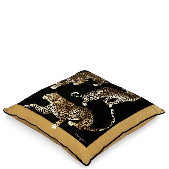 Dolce & Gabbana Casa Leopardo Cushion Velvet Large 013