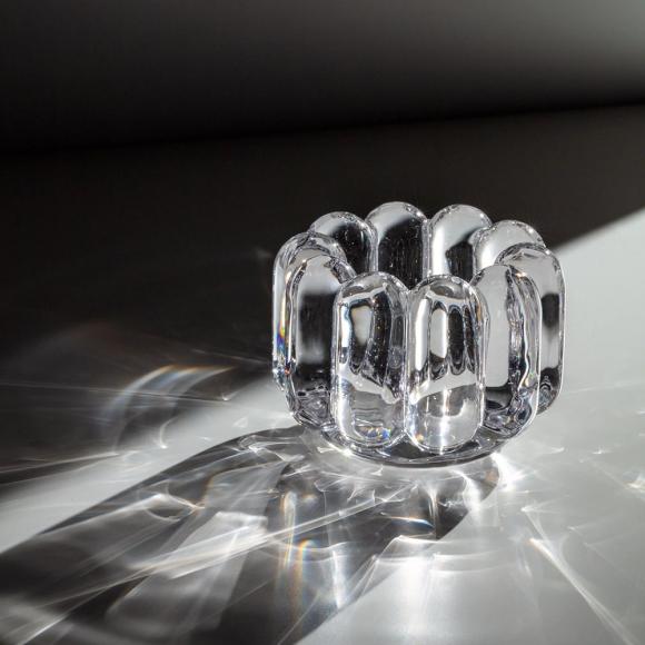 Tom Dixon Press Vertical Tealight Holder Clear