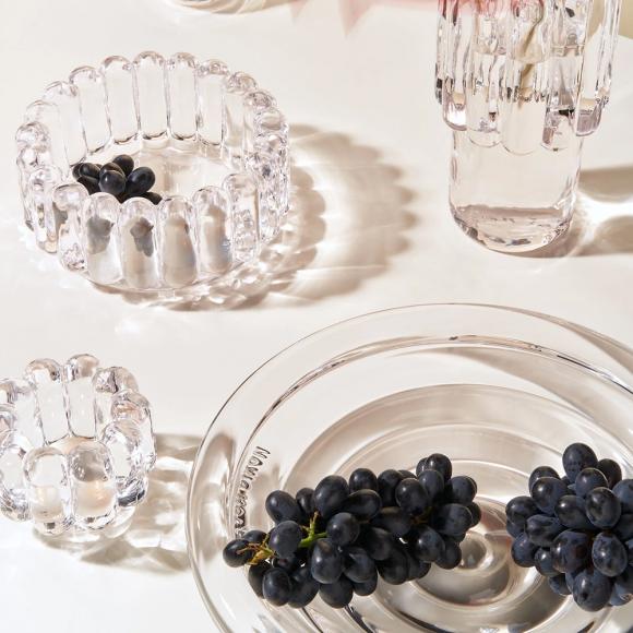 Tom Dixon Press Vertical Tealight Holder Clear