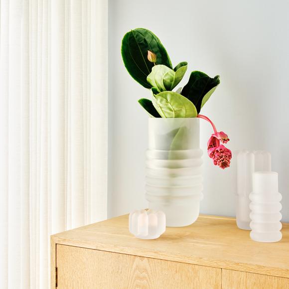 Tom Dixon Press Vertical Tealight Holder Frosted