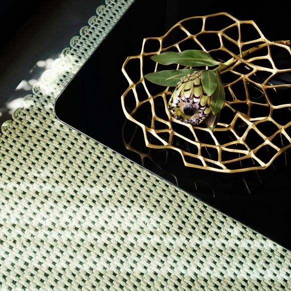 Tom Dixon Cord Rug Green