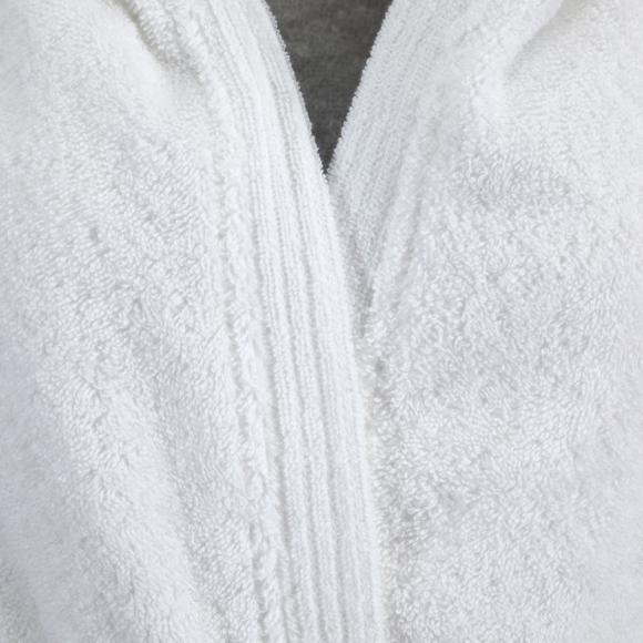 Boss Home Boss Edge Ladies Hooded Bath Robe White