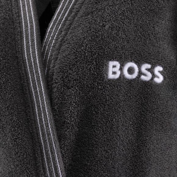 Boss Home Boss Edge Gents Kimono Bath Robe Graphite