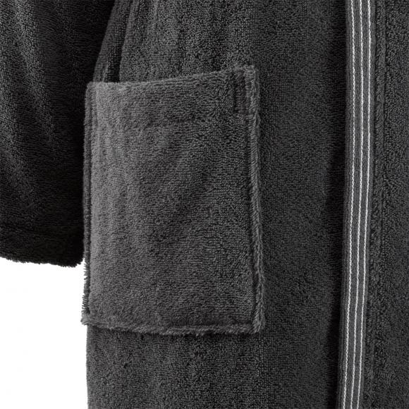 Boss Home Boss Edge Gents Kimono Bath Robe Graphite