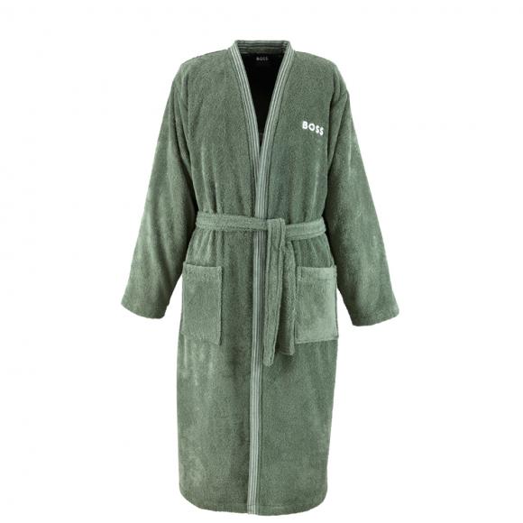 Boss Home Boss Edge Gents Kimono Bath Robe Lichen