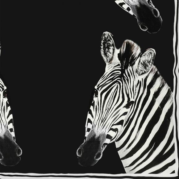 Dolce & Gabbana Casa Zebra Cushion Velvet Large 007