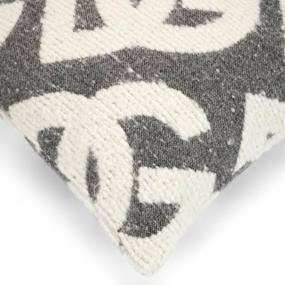 Dolce & Gabbana Casa DG Logo Jacquard Bouclé Cushion 008