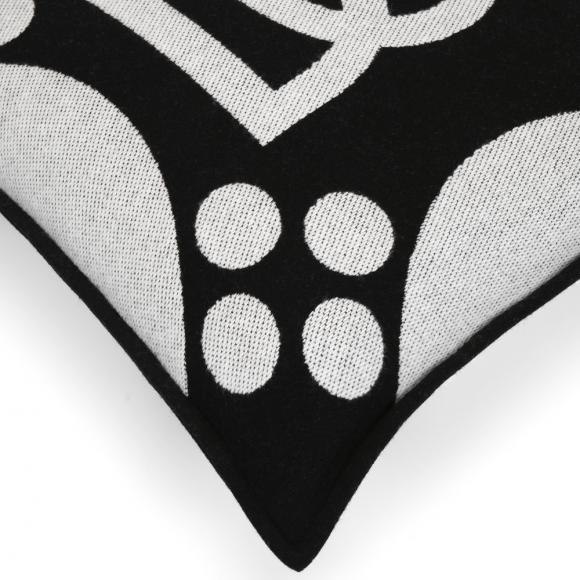 Dolce & Gabbana Casa DG Logo Jacquard Wool Cushion 010