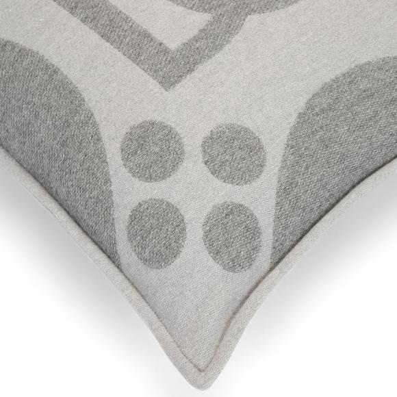 Dolce & Gabbana Casa DG Logo Jacquard Wool Cushion 060