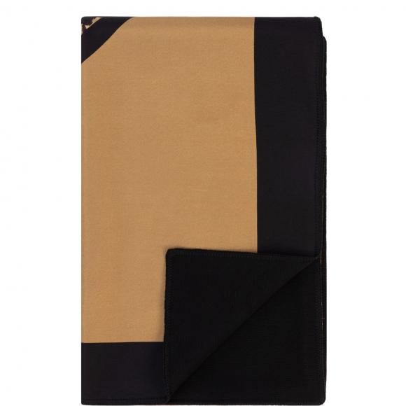 Dolce & Gabbana Casa Leopardo Silk Throw Doubled With Wool 012