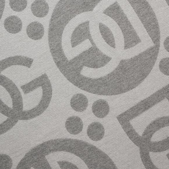 Dolce & Gabbana Casa DG Logo Jacquard Wool Throw 060