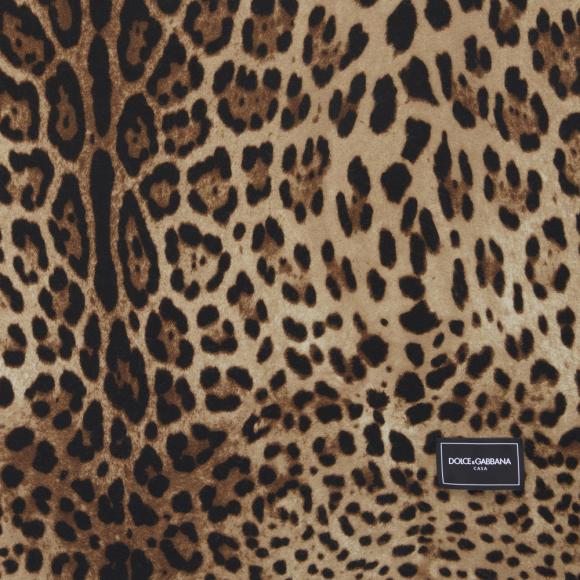 Dolce & Gabbana Casa DG Leopardo Wool & Silk Throw 003
