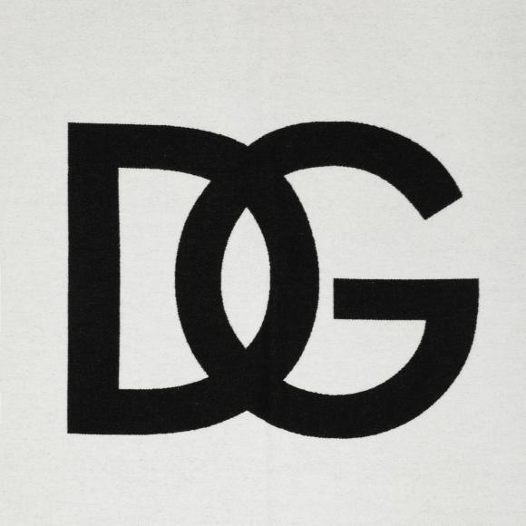 Dolce & Gabbana Casa DG Logo Cotton Jacquard Throw 057