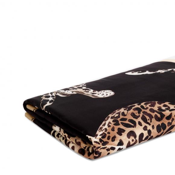 Dolce & Gabbana Casa Leopardo Silk Quilted Throw 013