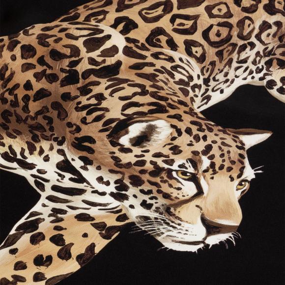 Dolce & Gabbana Casa Leopardo Silk Quilted Throw 013