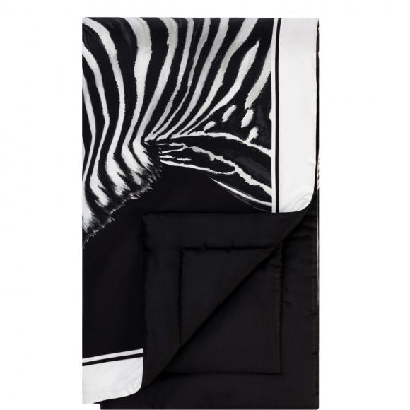 Dolce & Gabbana Casa Zebra Silk Quilted Throw 007