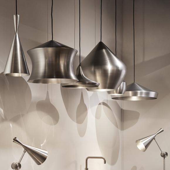 Tom Dixon Beat LED Stout Pendant Unbeaten Aluminium 