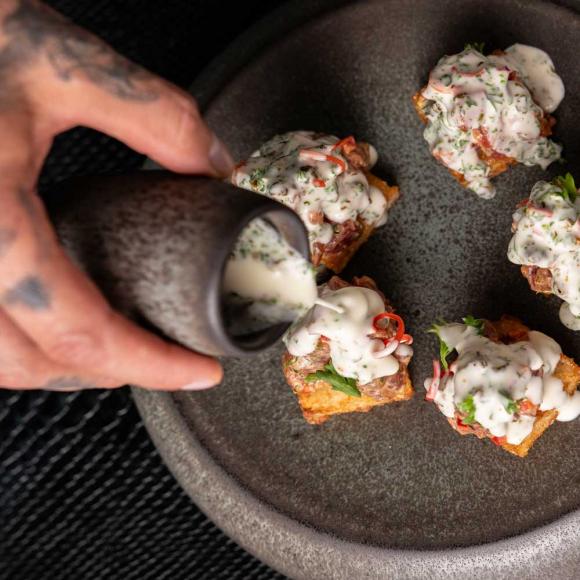 Maria Portugal Terracotta Klay Stoneware Chefs Plate