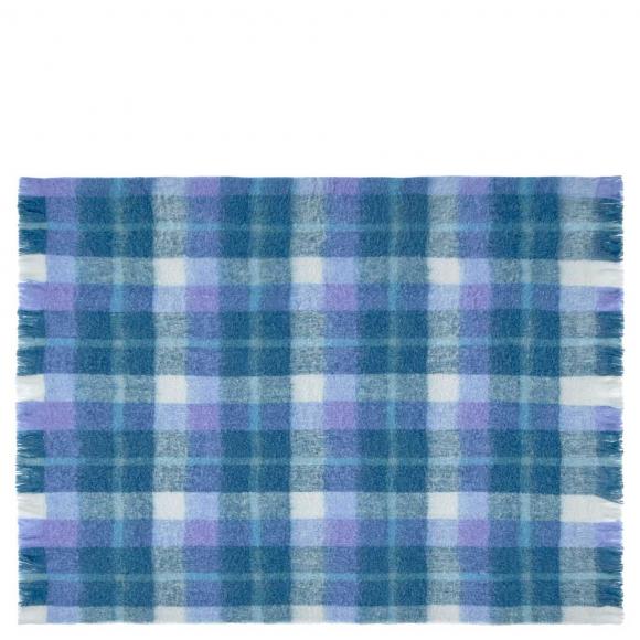Bluebellgray Highland Check Throw Sea Blue
