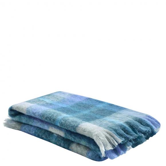 Bluebellgray Highland Check Throw Sea Blue