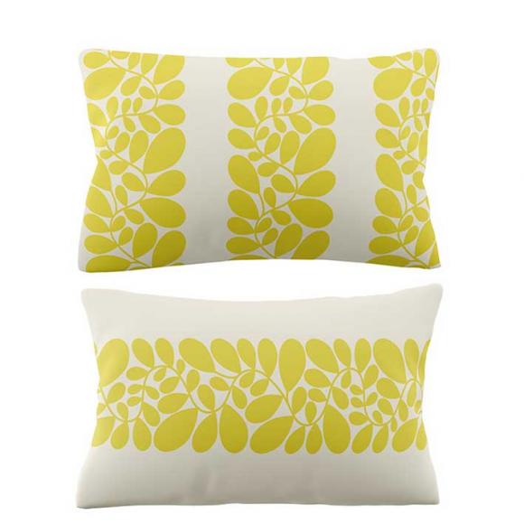 Orla Kiely Sycamore Stripe Duvet Set, Yellow