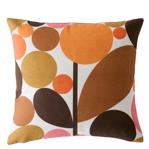 Orla Kiely Bubble Gum Cushion Sienna