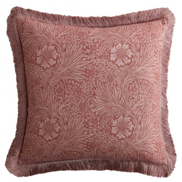 William Morris At Home Marigold Cushion Brick Pink 50/50cm