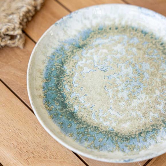 Maria Portugal Terracotta Luz Stoneware Plate