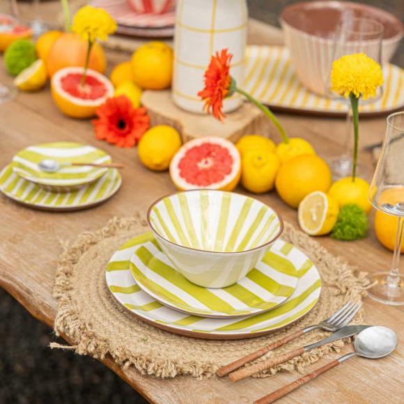 Maria Portugal Terracotta Caparica Terracotta Salad Plate