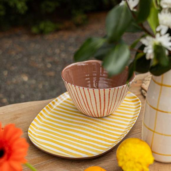 Maria Portugal Terracotta Caparica Terracotta Platter