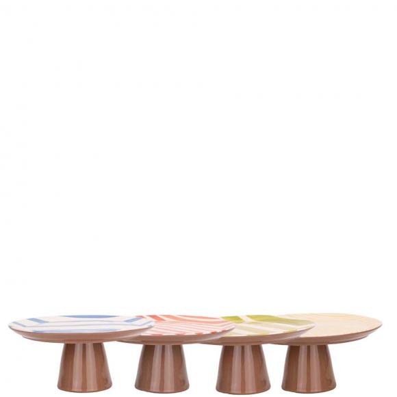 Maria Portugal Terracotta Caparica Terracotta Cake Stand Small