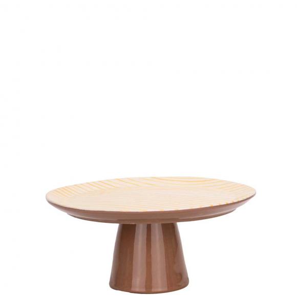Maria Portugal Terracotta Caparica Terracotta Cake Stand Small